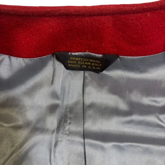 Elegant Red Women's Blazer - Picture 8 of 13